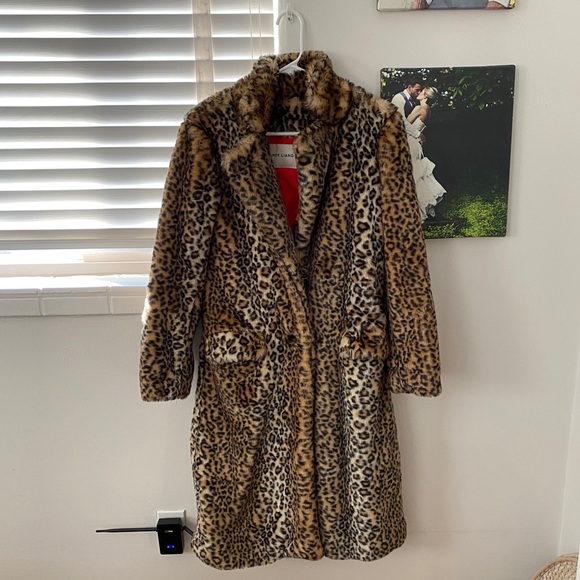 Sandy Liang Jackets & Blazers - Sandy Liang animal print faux fur coat